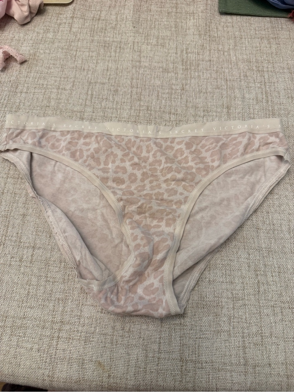 Victoria’s Secret animal print bikini, cut panty underwear